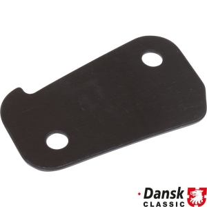 Podkladka pod blache zaczepowa drzwi, 1 mm, czarna.