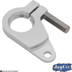 Zacisk rozdzielacza VW Typ 4, styl Billet, aluminium, srebrny
