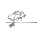 Lewa Nakładka Na Próg do Porsche 911 F (63-73) Pakiet S