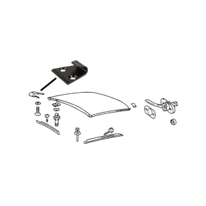 Zatrzask Do Hard Topu Targa do Porsche 911 (66-89), 964 (88-93)