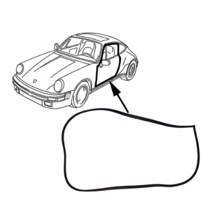 Uszczelka Drzwi Lewa / Prawa do Porsche 911 (65-89), 912, 930 