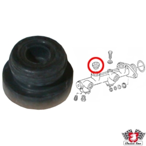 Korek gumowy do głównego cylindra hamulcowego do Porsche 924 (75-85)